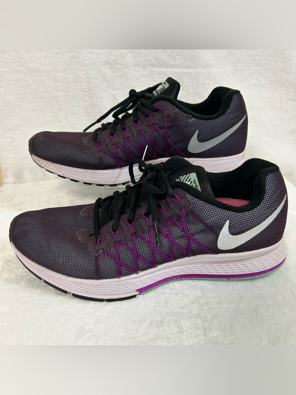 Nike Air Zoom Pegasus 32 Women's Sneakers Size 9 Purple Running Athletic - Picture 5 of 9